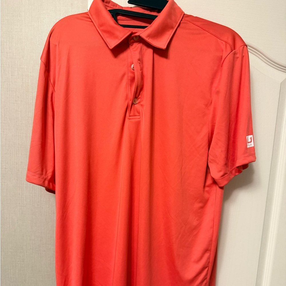 Huk Vibrant Red Polo Shirt